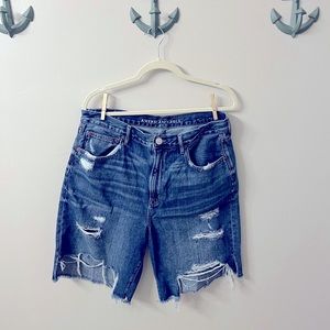 American Eagle High Waisted Denim Shorts